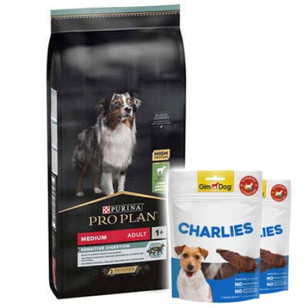 Pro Plan Kuzu Etli Hassas Sindirim Köpek Maması 10 Kg + 2 Adet Gimdog 70 Gr Köpek Ödülü