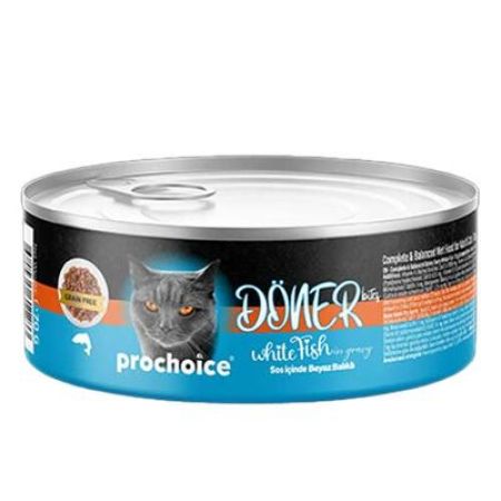 ProChoice DÖNER Bites Adult Sos İçerisinde Balıklı Kedi Yaş Maması 70 Gr