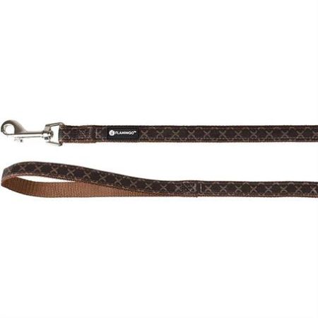 Flamingo Odin Köpek Gezdirme Kayışı Kahverengi 120 Cm 15 Mm