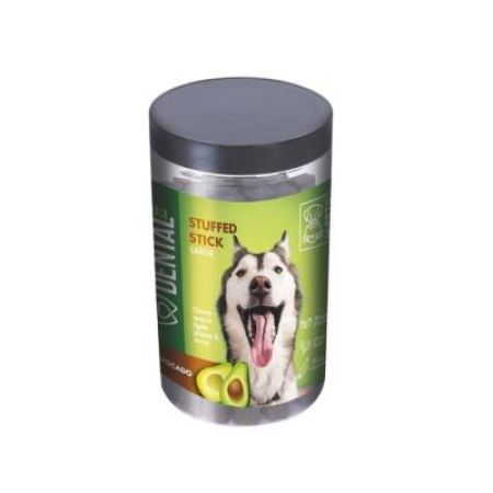 M-Pets Stuffed Stick Avokado Özlü Diş Sağlığı Destekleyici Büyük Irklar İçin Köpek Ödülü 510 Gr