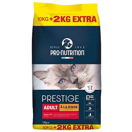 Pro Nutrition Prestige Dinde Hindi Etli Kedi Maması 10 + 2Kg