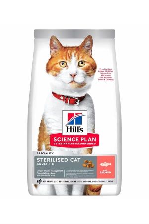 Hill's Science Plan Somonlu Kısırlaştırılmış Yetişkin Kedi Maması 3 kg