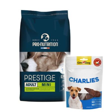 Pro Nutrition Prestige Küçük Irk Yetişkin Köpek Maması 3 Kg + Gimdog 70 Gr Köpek Ödülü