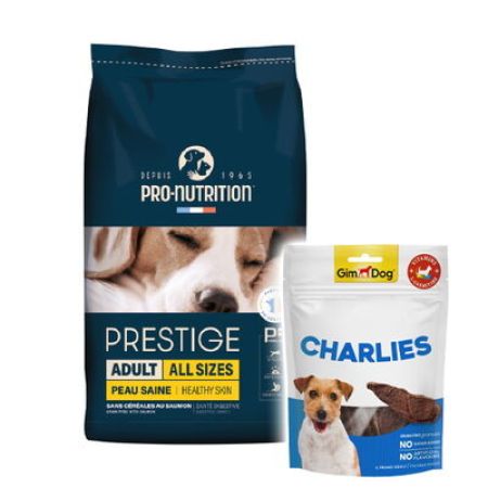 Pro Nutrition Prestige Skin Care Yetişkin Köpek Maması 3 Kg + Gimdog 70 Gr Köpek Ödülü