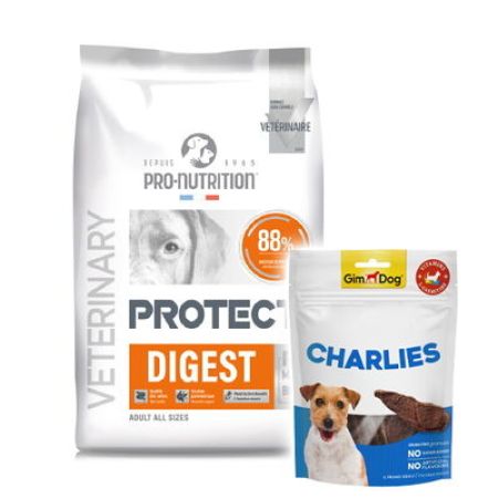 Pro Nutrition Protect Veterinary Digest Sindirim Sistemi Destekleyici Köpek Maması 2 Kg + Gimdog 70 Gr Köpek Ödülü