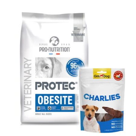 Pro Nutrition Protect Veterinary Obesite Kilo Kontrolü İçin Köpek Maması 2 Kg + Gimdog 70 Gr Köpek Ödülü
