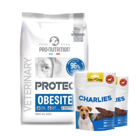 Pro Nutrition Protect Veterinary Obesite Kilo Kontrolü İçin Köpek Maması 12 Kg + 2 Adet Gimdog 70 Gr Köpek Ödülü