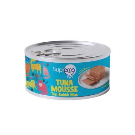 Supreme Cat Ton Balıklı Yaş Kedi Mamasi 85 Gr - 5 Adet