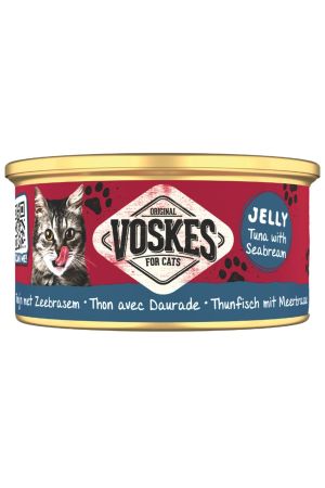Voskes Ton Balığı ve Çipura Kedi Konservesi 85 gr - 4 Adet