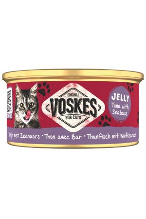 Voskes Ton Balığı ve Levrek Kedi Konservesi 85gr - 4 Adet