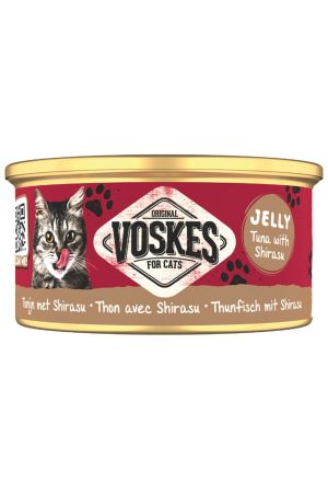 Voskes Ton Balığı ve Şirasu Kedi Konservesi 85gr - 4 Adet
