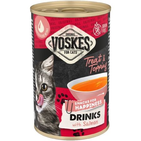 Voskes Somonlu Kedi Çorbası 135 Ml - 6 Adet