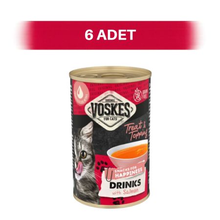 Voskes Somonlu Tahılsız Kedi Çorbası 6 x 135 ml