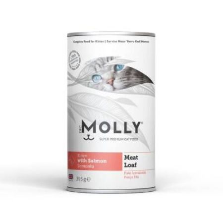 Molly Pate Ezme Somonlu Yavru Kedi Konservesi 395 Gr