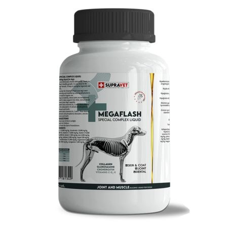 Supravet Megaflash XXL Köpekler için Eklem ve Kas Geliştirici Likit 500 ml