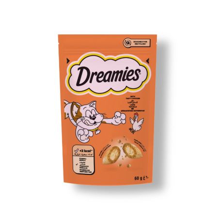 Dreamies Tavuk Dolgulu Bisküvi Kedi Ödül Maması 60 gr