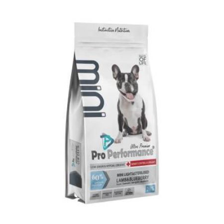 Pro Performance Light Mini Irk Kuzulu ve Yaban Mersinli Diyet Kısırlaştırılmış Yetişkin Köpek Maması 2 Kg