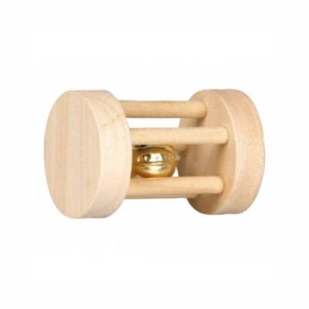 Karlie Çıngıraklı Ahşap Kemirgen Oyuncağı 7x5 Cm