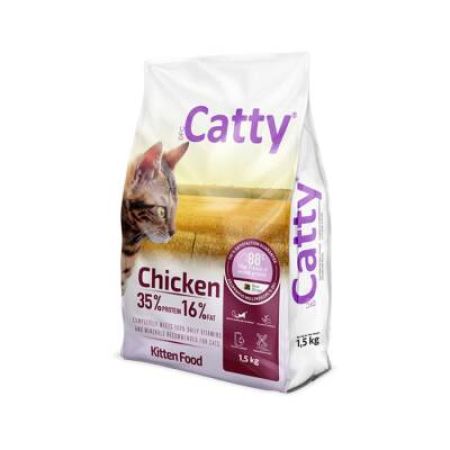 Catty Tavuklu Yavru Kedi Maması 1,5 Kg