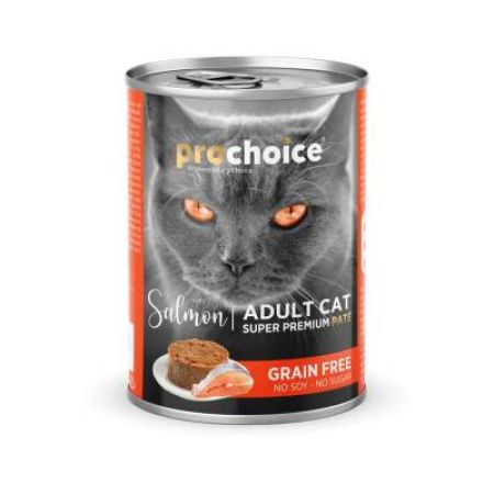 Prochoice Somonlu Yetişkin Kedi Konservesi 400 gr X 6 Adet