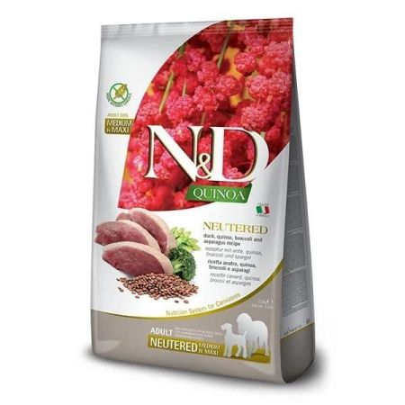 N&D Quinoa Ördekli Ve Kinoalı Kısırlaştırılmış Köpek Maması 12 Kg