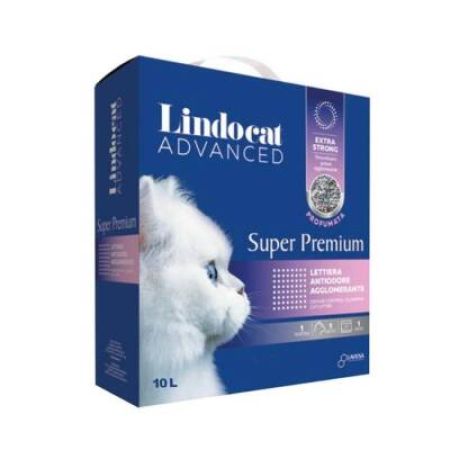 Lindocat Advanced Super Premium Extra Güçlü Topaklanan Pudra Kokulu Kedi Kumu 10 Lt