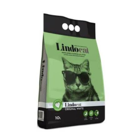 Lindocat Original İnce Taneli Kokusuz Topaklanan Kedi Kumu 10 Lt