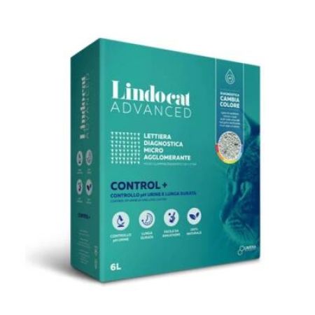 Lindocat Advanced +PH Kontrol Hastalık Teşhis Eden Topaklanan Kedi Kumu 6 Lt