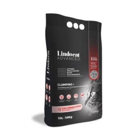 Lindocat Advanced Aktif Karbonlu Ekstra Topaklanan Bentonit Kedi Kumu 10 Lt