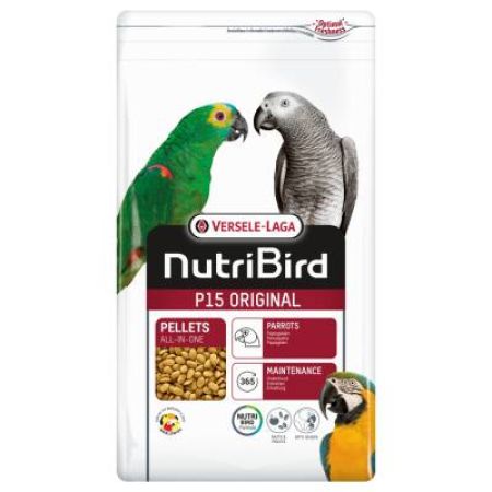 Versele Laga Nutribird P15 Original Papağan Pelet Kuş Yemi 1 kg