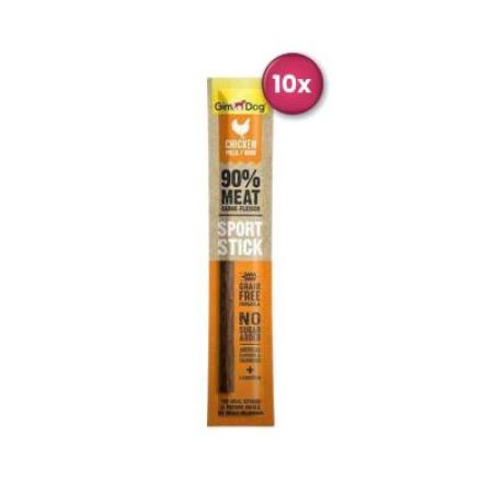 Gimdog Sport Sticks Tavuk Etli Tahılsız Köpek Ödül Çubuğu 10 Adet 12 Gr