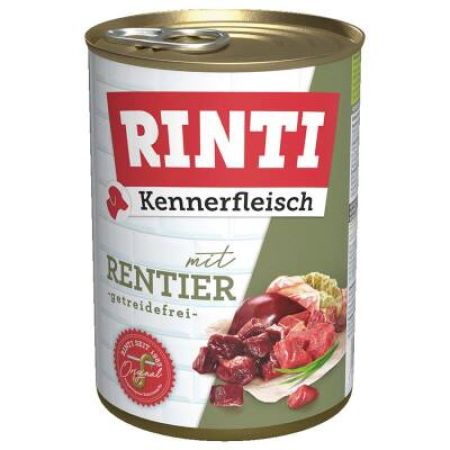 RINTI Tahılsız Geyikli Yetişkin Köpek Konservesi 400 Gr