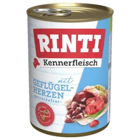 RINTI Tahılsız Yürekli Gurme Yetişkin Köpek Konservesi 400 Gr