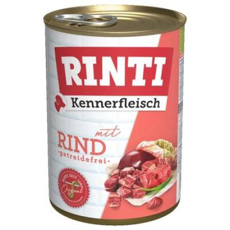 RINTI Tahılsız Dana Etli Gurme Yetişkin Köpek Konservesi 400 Gr