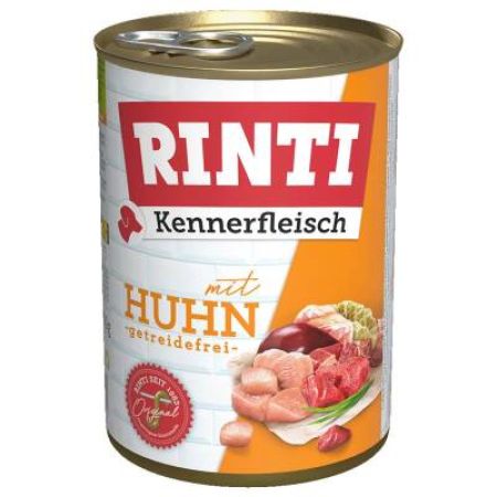 RINTI Tahılsız Tavuk Etli Gurme Yetişkin Köpek Konservesi 400 Gr