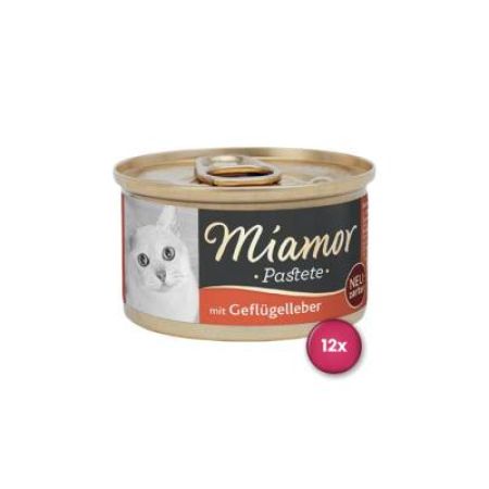 Miamor Pastete Ciğerli Konserve Yetişkin Kedi Maması 85 gr X 12 Adet
