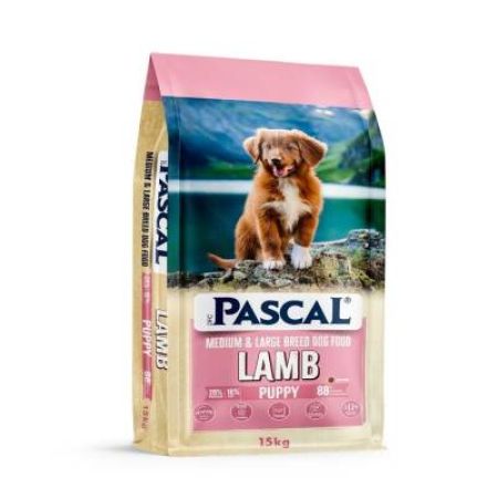 Pascal Kuzu Etli Orta ve Büyük Irk Yavru Köpek Maması 15 kg
