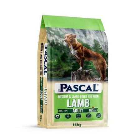 Pascal Kuzu Etli Orta ve Büyük Irk Yetişkin Köpek Maması 15 kg