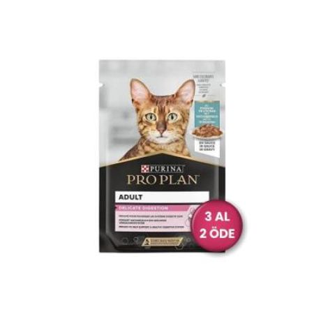 Pro Plan Pouch Sos İçinde Okyanus Balıklı Yetişkin Kedi Konservesi 85 gr 3 Al  2 Öde