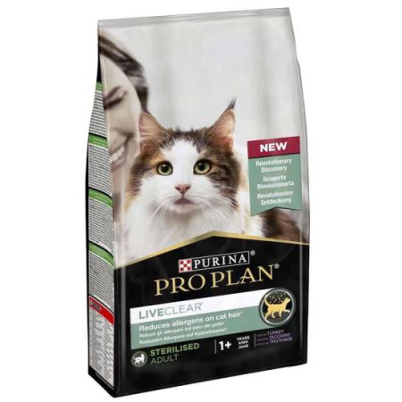 Pro Plan Live Clear Sterilised Hindi Kısırlaştırılmış Kedi Maması 7 Kg + Ferplast Relax Kedi Yatağı