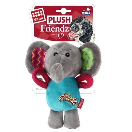 Gigwi Plush Friendz Peluş Fil Köpek Oyuncağı 16 cm
