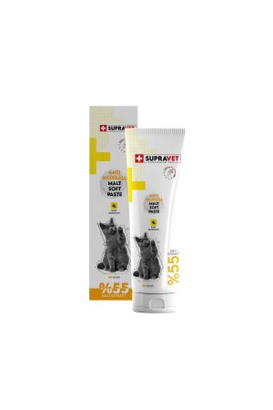 Supravet Anti-hairball Malt Kedi Macunu 30gr (Tüy Yumağı Önleyici Ve Tüy Sağlığı Destekleyici)