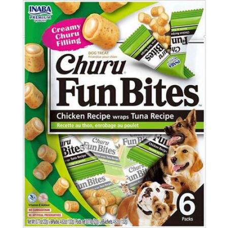 Inaba Churu Fun Bites Sticks ton balığı Sargılı Köpek Ödül Maması 6lı Paket