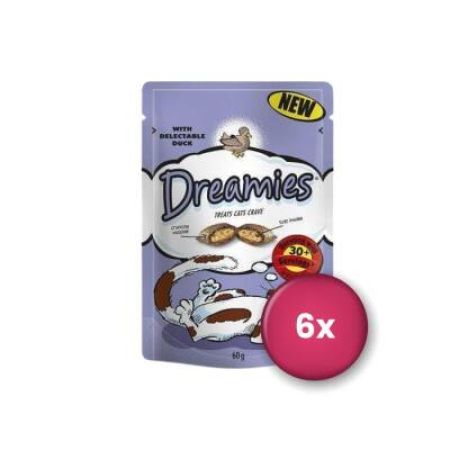 Dreamies İçi Dolgulu Ördekli Kıtır Kedi Ödülü 60 gr X 6 Adet