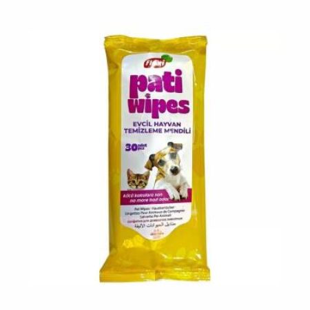 Flexi Pati Wipes Kedi Köpek Pati Temizleme Yıkama Mendili 30'lu