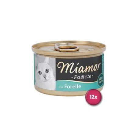 Miamor Pastete Alabalıklı Kedi Konservesi 85 gr X 12 Adet