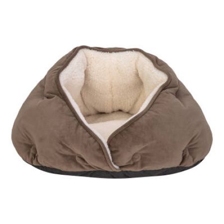 Pet Comfort Paris  Kedi ve Köpek Yatağı Kahverengi 50cm