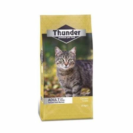 Thunder Tavuklu Yetişkin Kedi Maması 15 kg