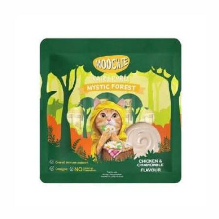Moochie Creamy Tavuklu ve Papatyalı Sıvı Krema Kedi Ödülü 25x15 gr