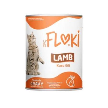 Floki Kuzulu Yetişkin Kedi Konservesi 400 gr